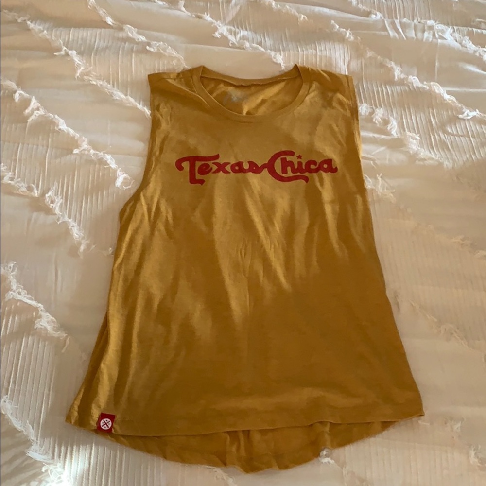 Texas chica tank top